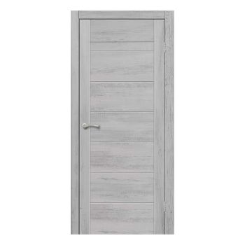 Дверь межкомнатная глухая ESTETICA 201 ПВХ Санторини Серый 800 мм BROZEX-WOOD *1