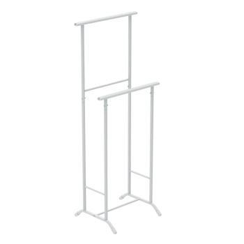 Вешалка напольная с перекладинами, выс.1,15м,шир.0,45м,гл.0,35м Белый матов. ВПЛ1/МБ "Ника" *1