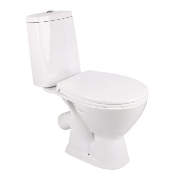 Унитаз-компакт JUST 031, 3/6 с кр.термопл.Lift, (S-KO-JUS031-3/6-PL-w)  Cersanit *1/12
