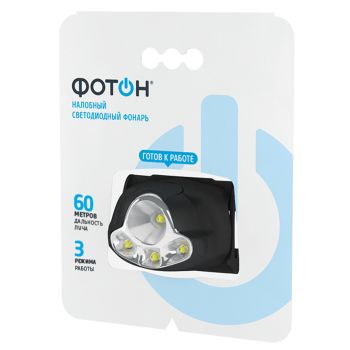 Фонарь налобный Фотон (3хLR03) 22582 SH-900 *1/10/120
