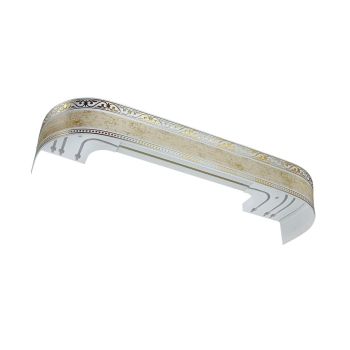 Карниз потолочный 3-рядный Айвори Монарх 2,0м Легранд *1/5