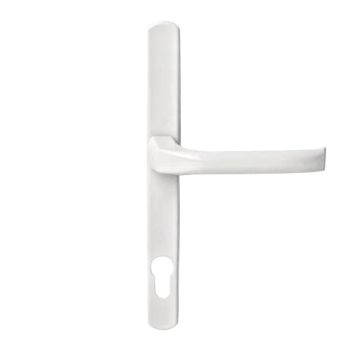 Ручка на планке д/дверей из ПВХ-профиля HP-92.7005-W белая (в комплекте 2шт) Апекс *1/30