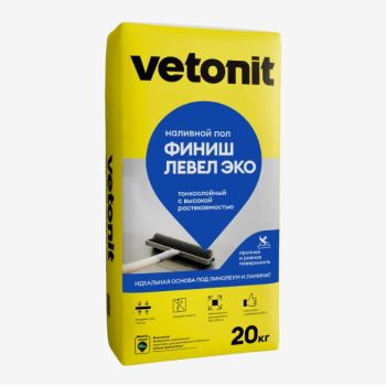 Пол наливной финиш левел эко 20 кг Vetonit *1/54