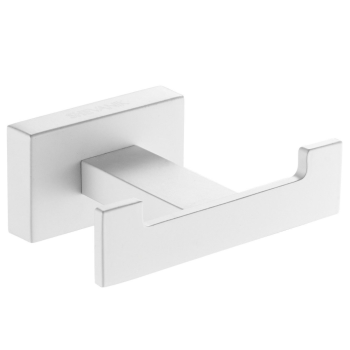 Крючок двойной белый Shevanik 35х55х85 мм., SG5621C  *1/50