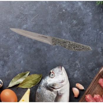 Нож кухонный ATTRIBUTE  пл.р. Stone универсальный дл.лезв.13см AKS114 блистер *1/6/72