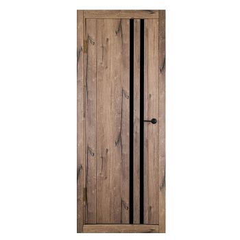 Дверь межкомнатная глухая ESTETICA 303 ПВХ Канадский дуб 600 мм BROZEX-WOOD *1