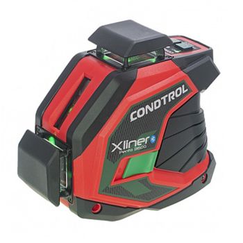 Нивелир лазерный диапазон60м точность±0,2мм луч зеленый 3шт бат.LI-ION2шт XLinerPento360G CONDTROL*1