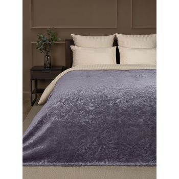 Плед 150*200см фланель Узоры сиреневый TF FNE DKLI 1520 17-1605 Absolute *1 акция