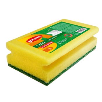 Губка для уборки помещений, большая 150х90х41мм MPU0526 "Умничка" *1/42