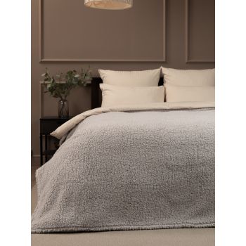 Плед 200*220см искусственный мех овчина серый TF SH GY9 037/2022 NC Absolute *1