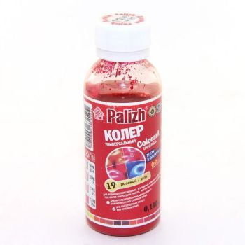 Колер паста розовый №19 0,1 л Palizh *6/108