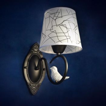 Бра N2338/1W BK  1*40W E27 (w=150; d=310)  VERNER LIGHTING *1