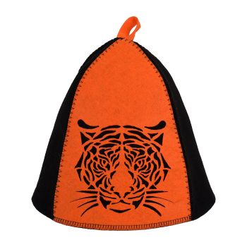 Шапка  банная "Огненный Тигр" лавсан "Банные Штучки" 41326 *1/20