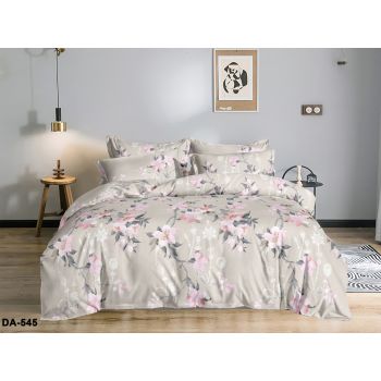 Постельное белье евро бамбук Орхидея DA-545, наволочки 70*70см - 2шт *1/4