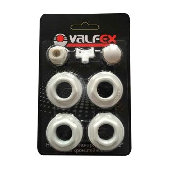 Набор для монтажа радиаторов Ø1/2" без кронштейнов VALFEX(аналог ЗЧ457) *1/40