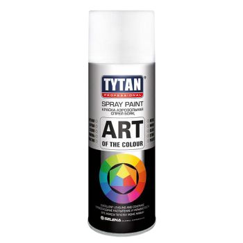 Эмаль-аэрозоль белый глянцевый 520/400 мл TYTAN Professional (RAL9003)  *1/12