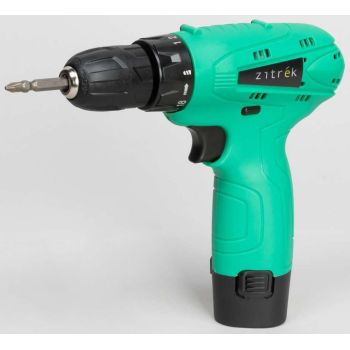 Дрель-шуруповерт 12В 1скор.0-600об/мин 32Нм 1,5Ач 1,5ч 1аккум LI-ION Green 12 Zitrek *1/20