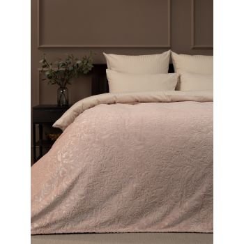 Плед 150*200см фланель узоры розовый пудра TF FNE PI4 1520 14-1310  Absolute *1