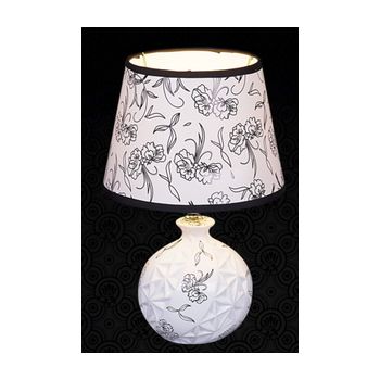 Лампа настольная 02564-0.7-01 Е14 60Вт (керамика+абажур) *1