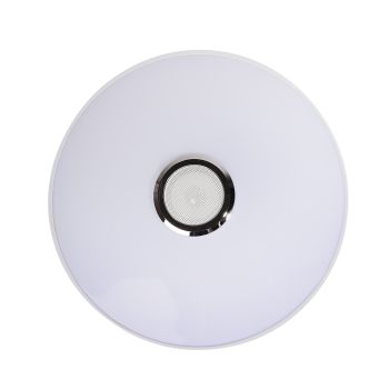 Светильник светодиодный акриловый 370мм 40W R-LY 8907 20W*2 white3реж.Bluetooth,RGBс пультом S=15м2 VERNER LIGHTING *1/10