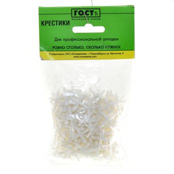 Крестик д/плитки  2,5мм (200шт)  (арт.338-0025)   *1/100/200