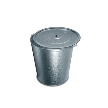Бак металл. оцинков. 80л  с крышкой 575х480х545мм *1/3