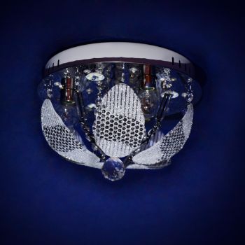 Люстра Y0834/3+3 CH Е14 3*40Вт +3*3Вт ( h=200; d=300)   VERNER LIGHTING*1