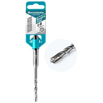 Бур по бетону  8*110мм SDS-plus 4 грани (510811) Quadro Rennbohr *1/25/200