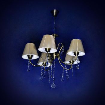 Светильник подвесной N2088/5 AB 5*400W E27 (h=780; d=600) S=20м2 VERNER LIGHTING *1