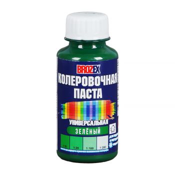 Колер паста зеленый №24 0,1 л BROZEX *6/108