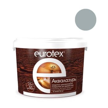 Защитно-декоративное покрытие для древесины акриловое утренний туман 2,5 кг Eurotex *1/4/168