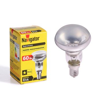 Лампа накаливания 60W Е14 рефлектор R50 Navigator 94320 *10/50/100