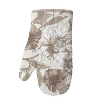 Варежка-прихватка 18*28см Флора 60050-2, 100%  хлопок Vse DOMA *1