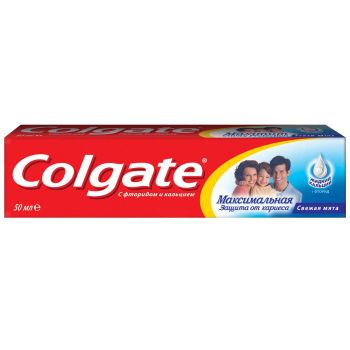 З/паста КОЛГЕЙТ Максимальная защита от кариеса Свежая мята 50мл.*1/12/72*