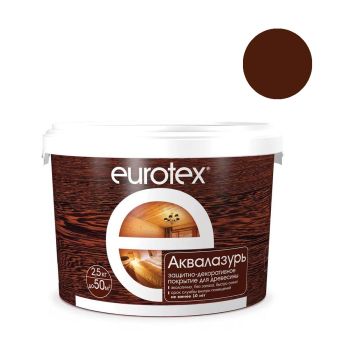 Защитно-декоративное покрытие для древесины акриловое палисандр 2,5 кг Eurotex *1/4/168