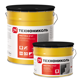 Мастика приклеивающая №27 22 кг Технониколь *1/36