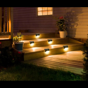 Светильник садовый на солнч. батарее Старт Сад 1LED подсветка для ступеней (2шт)  *1/200