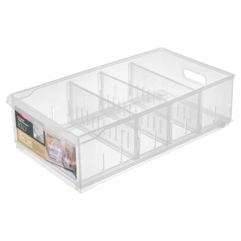 Контейнер для хранения пластм. "Rolly" 11,5л с раздел.242х450х129мм Пр арт.433217401("Бытпласт")*1/4