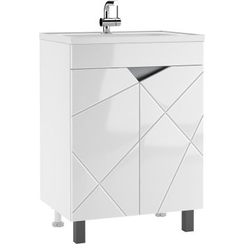 Тумба /Домино/ "Вектор 60" (выписывать раковину КШ149 - Unit 60)  *1/10