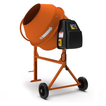 Бетоносмеситель  80л 300Вт венец сталь объём загрузки 45л БСБ-80 Строймаш *1