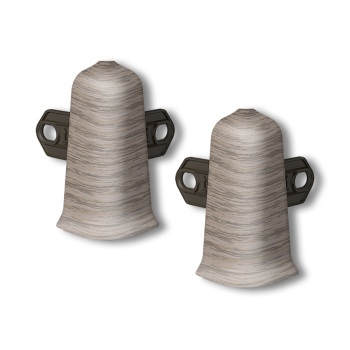 Внешний угол с держателем ИДЕАЛ ДЕКОНИКА,  215 Дуб снежный 55ММ (уп.2шт)  *10/100