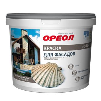 Краска акриловая фасадная 13 кг Ореол *1/44