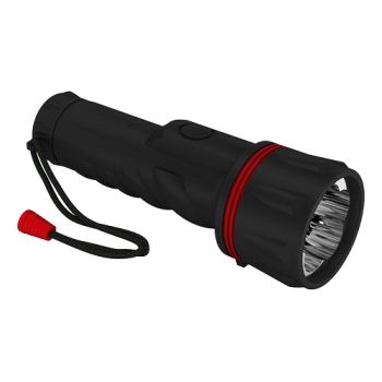 Фонарь ручной Рекорд резиновый (2хR20) 7 светодиодов ММ-0207   22695  *1/6/60