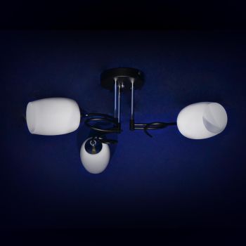 Люстра А2583/3 BK+CH Е27 3*40Вт (h=240; d=580) S=12м2 VERNER LIGHTING *1