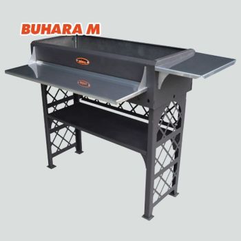 Мангал металл. "BUHARA-М " 800*340мм, металл 3мм, антрацит *1/10