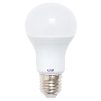 Лампа светодиодная 11W Е27 груша 6,5К холодный WA60 GENERAL 636900 *10/100