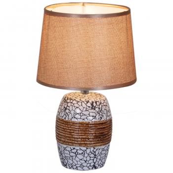 Лампа настольная 15687-0.7-01DY Е14 40Вт (керамика+абажур) *1