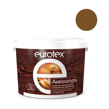 Защитно-декоративное покрытие для древесины акриловое дуб 2,5 кг Eurotex *1/4/168