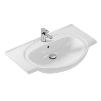 Раковина ERICA 80 встраиваемая, с 1 отв, белый S-UM-ERI80/1-w Cersanit *1/15