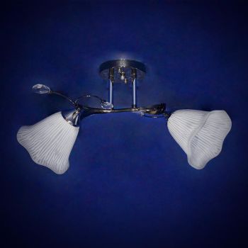 Люстра А2648/2 BCH 2*40Вт Е27 (300*560*340)  VERNER LIGHTING *1
